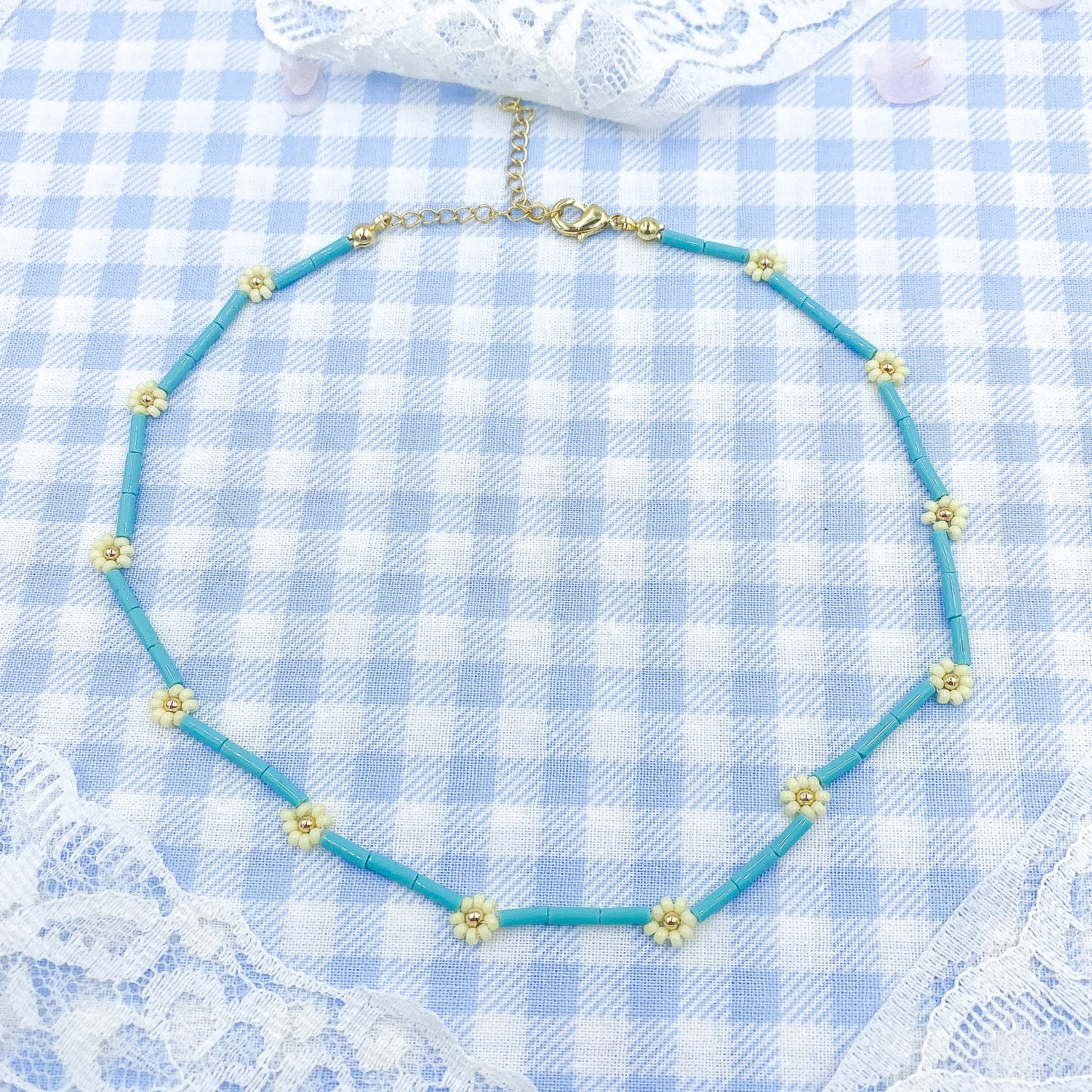 Yellow and Blue Daisy Chain