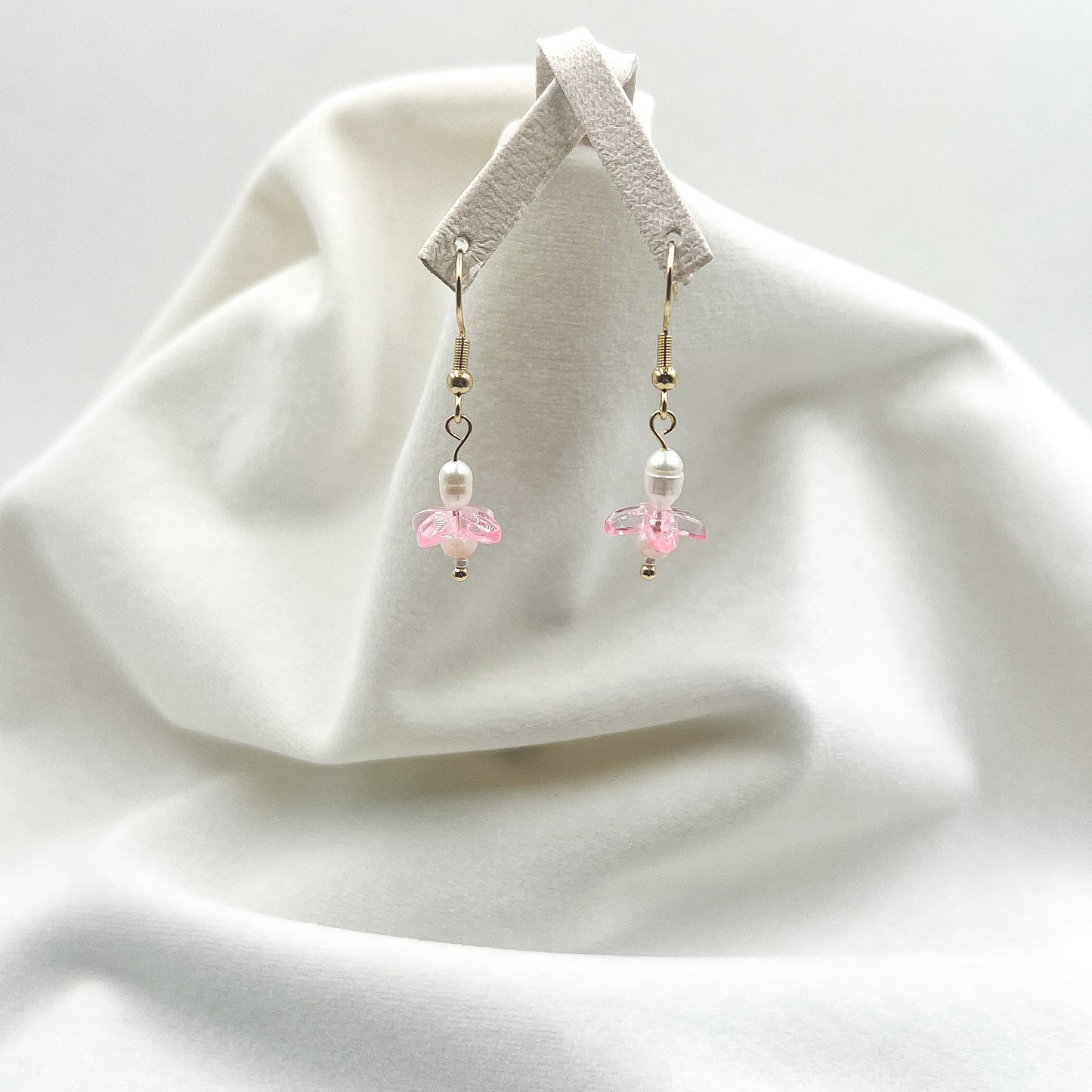 Fairy Glass Pearl Earrings