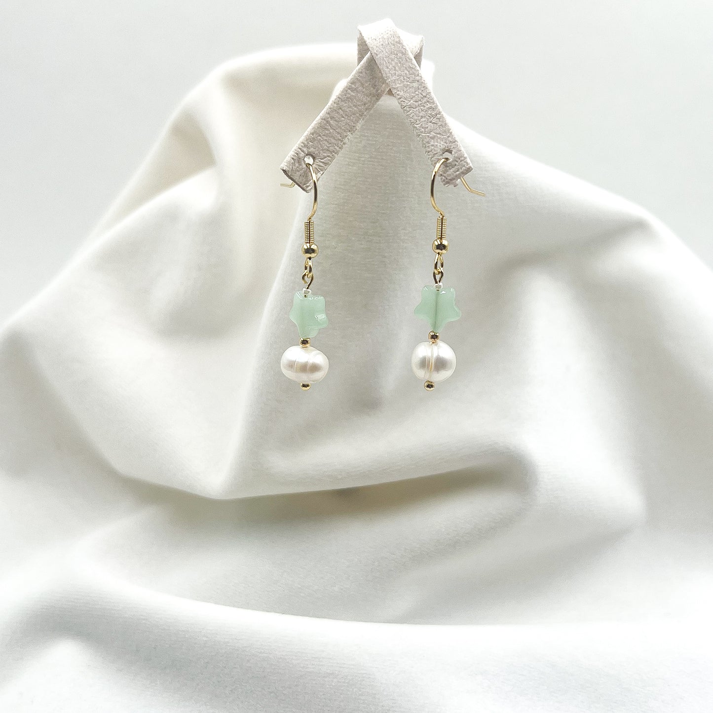 Fairy Glass Pearl Earrings