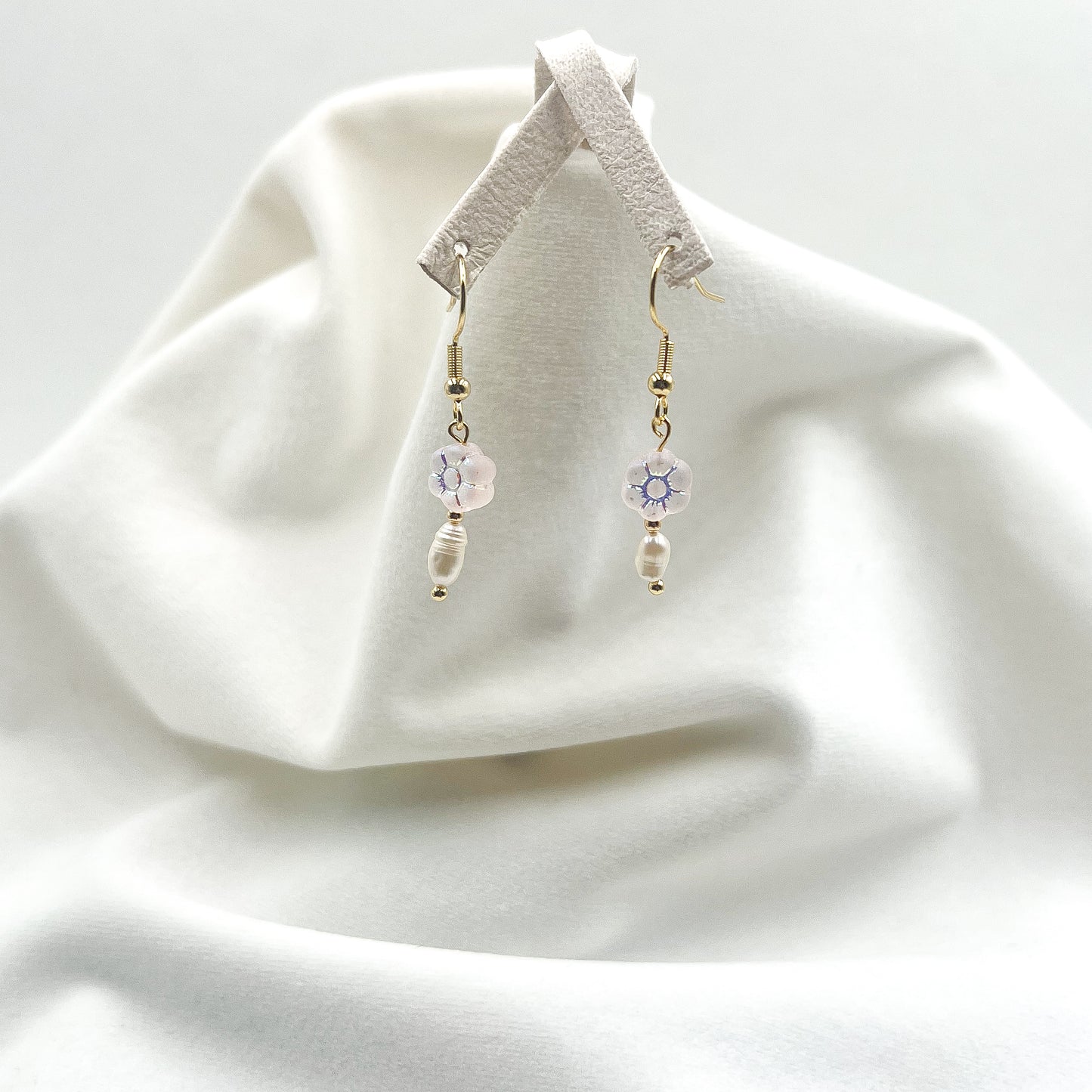 Fairy Glass Pearl Earrings