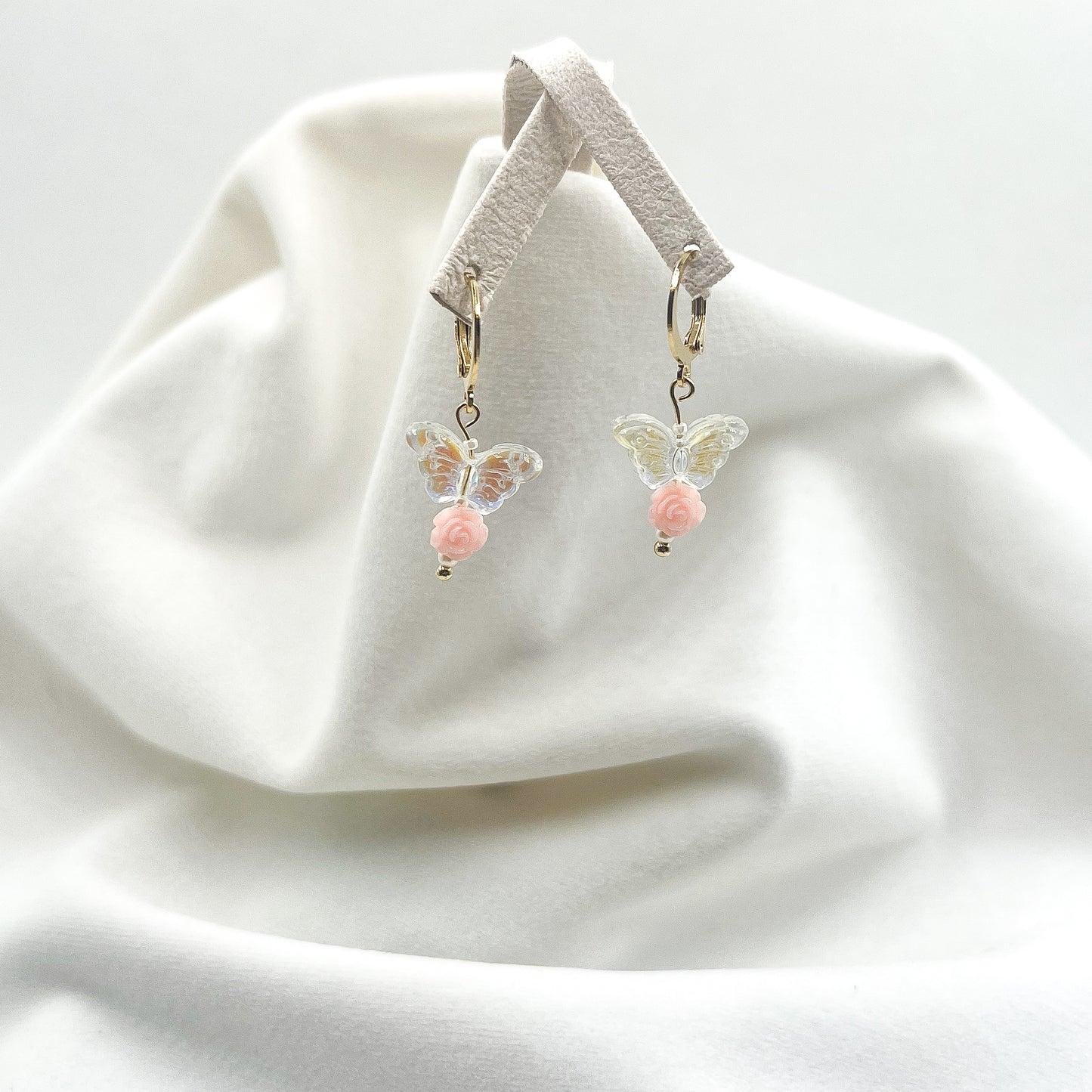 Fairy Glass Pearl Earrings