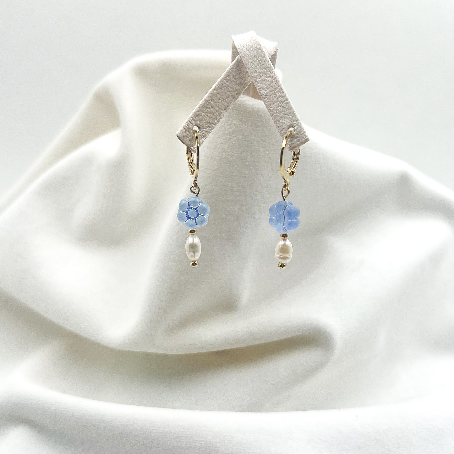 Fairy Glass Pearl Earrings