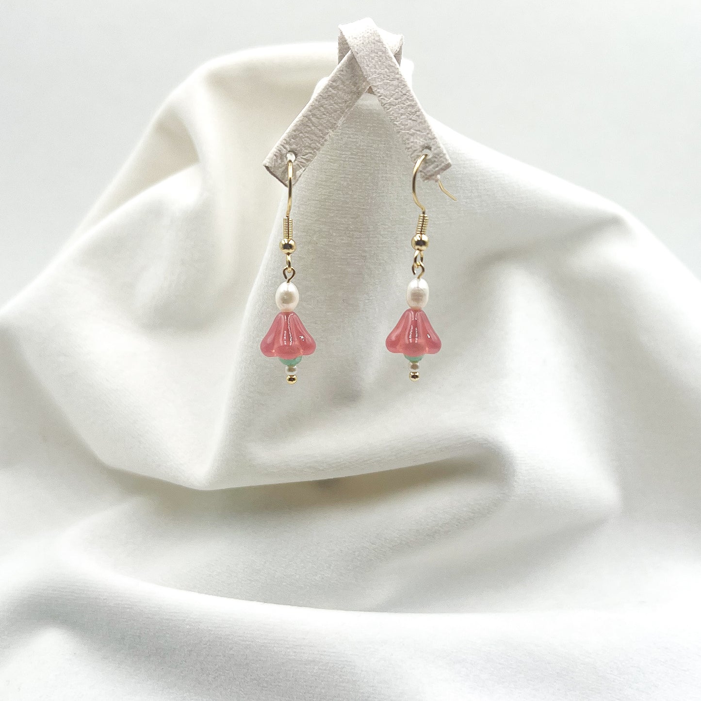 Fairy Glass Pearl Earrings