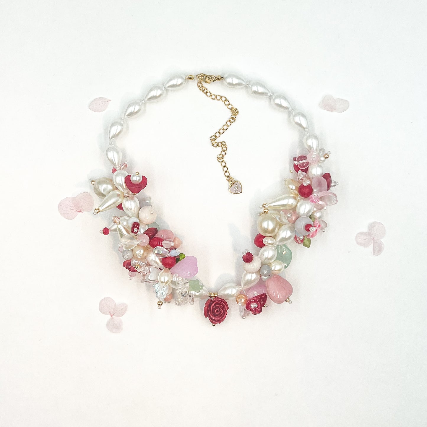 Magical Red Beaded Choker