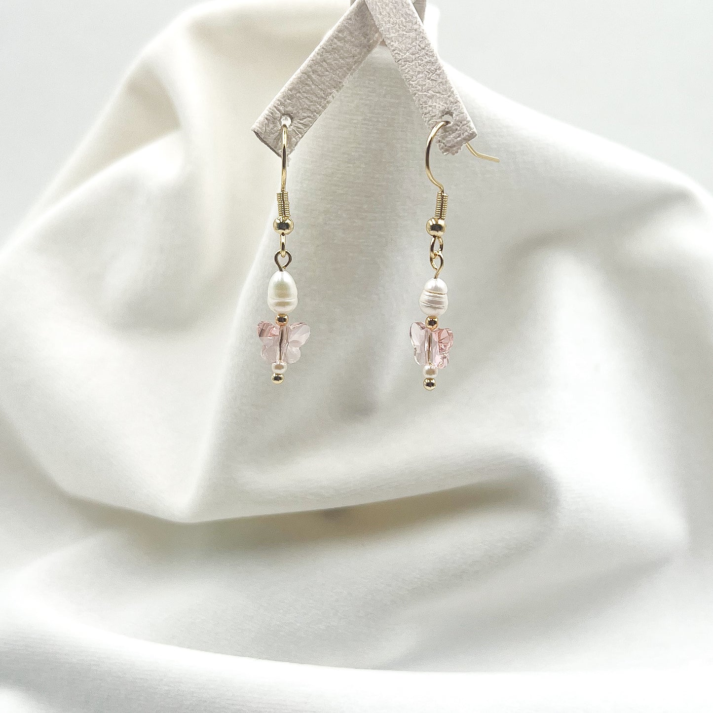 Fairy Glass Pearl Earrings